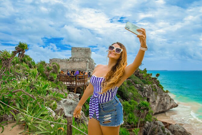 Tulum Ruins Guided Tour from Cancun and Riviera Maya - On the Van: Snacks, Umbrellas, and the Small-Group Pace