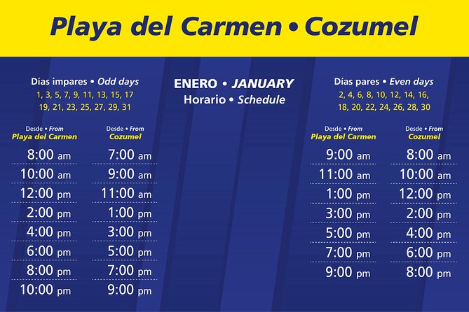 Ultramar Ferry, Regular round ticket, Playa del Carmen-Cozumel - Playa del Carmen to Cozumel, the quick way