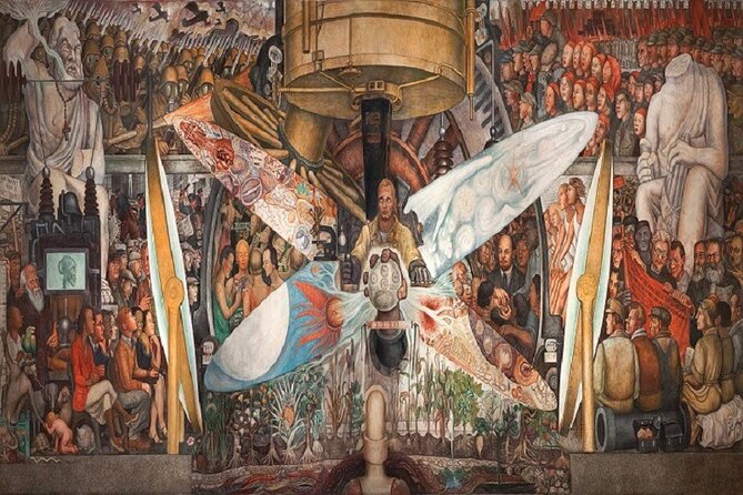 Walking Tour - Impressive murals in Historical Center of Mexico City - Stop 1, Antiguo Colegio de San Ildefonso and La Creación