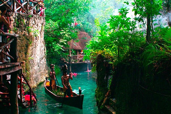 Xcaret Plus Full-Day Tour from Cancun with Transport - Underground river water time: snorkeling gear and how to handle it