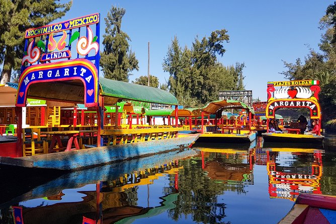 Xochimilco, Coyoacan, Aztec Stadium & UNAM - Ciudad Universitaria and UNAM campus: murals and big, bold architecture
