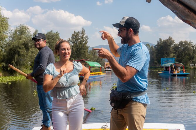 Xochimilco Magic: Culture, Canals & Mezcal, 3hr boat adventure! - Mezcal, tequila, cooler, music speaker, and the party level