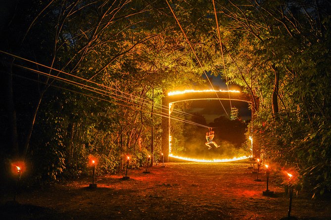 Xplor Fuego with Buffet Style Dinner and transportation - Hammocks, water breaks, and where you refuel