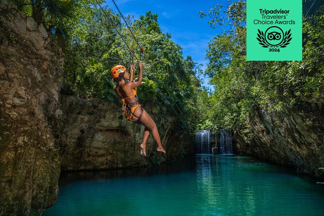 Xplor Park Day Trip with Lunch and Transportation - Zip lines and cave drops: the canopy and cenote splash courses