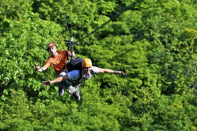 Zip Line Canopy Jungle Adventure from Puerto Vallarta - The pre-zip setup: bathrooms, bug spray, and getting ready