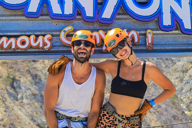 Ziplines Adventure – The Fastest & Best ones Crossing the Canyon - Tandem ziplining over the Sea of Cortez and Pacific views